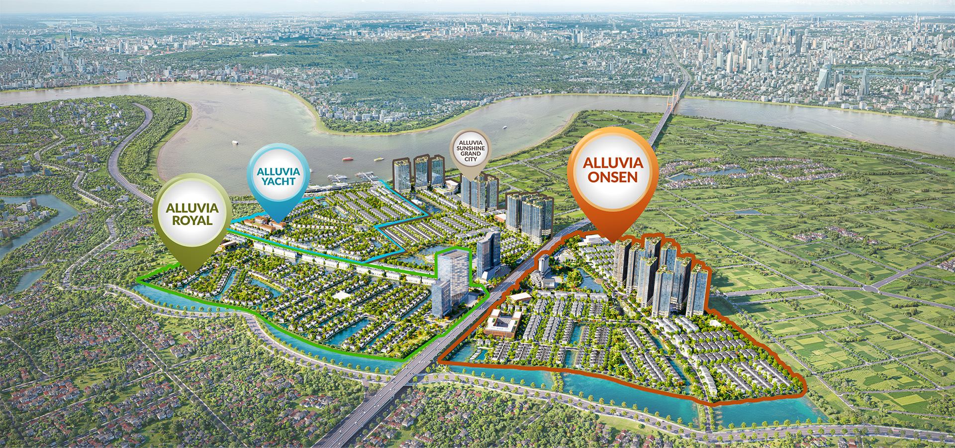 Bản đồ phân khu dự án Alluvia City